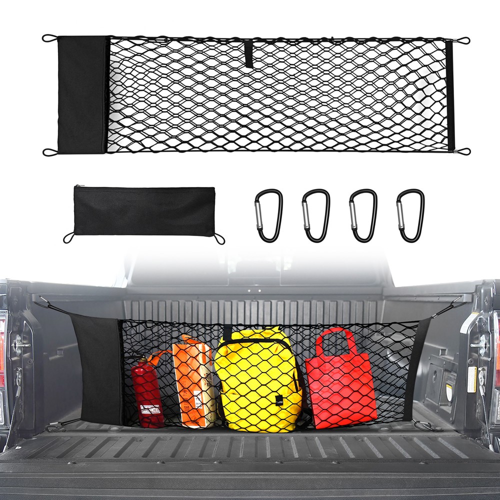 Car Rear Mesh Trunk Cargo Net Pocket Storage Organizer For Toyota Camry 2018-25