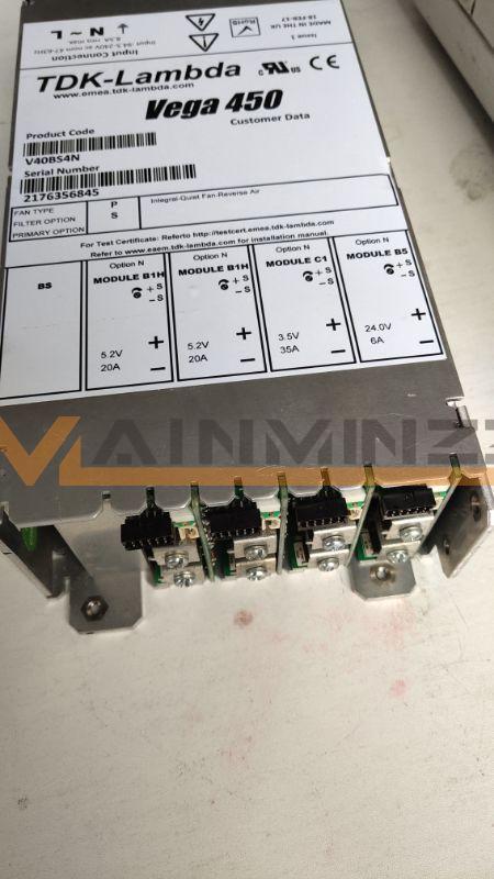 ONE USED Lambda Power Supply Vega 450 V40BS4N