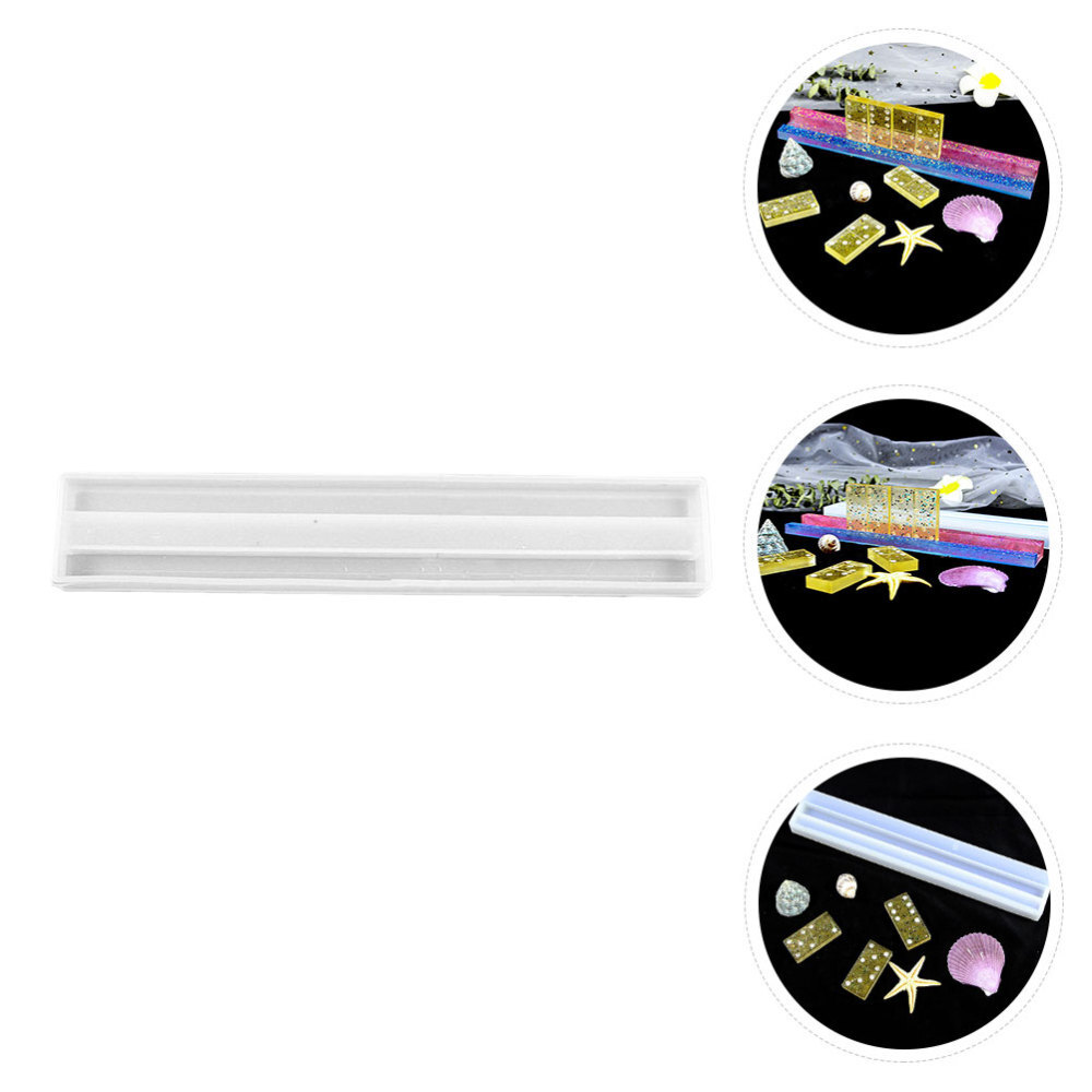 2pcs Domino Stand Making Mold Domino Stand Crystal Epoxy Mold Domino Stand