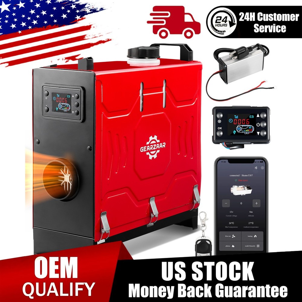 Diesel Air Heater For Car RV Tent Boat Motorhome Truck 8KW 12V All In One LCD