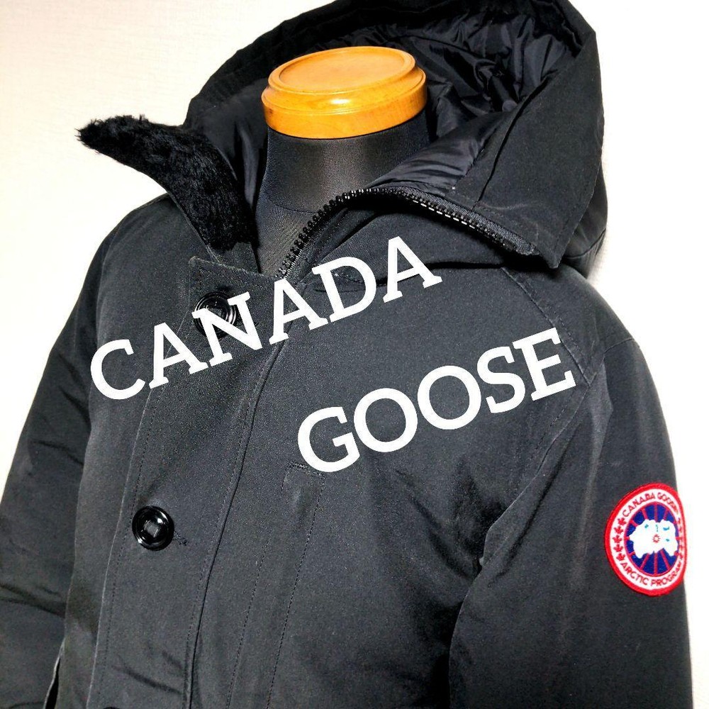 Bu8. Canada Goose Down Jacket Black Men'S Size S