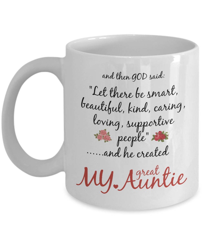 Best Auntie Mug - Funny Novelty Coffee Cup Gift Idea
