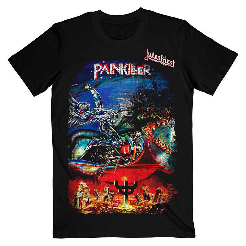Judas Priest Painkiller Graphic Band Tee Shirt for Metal Fans