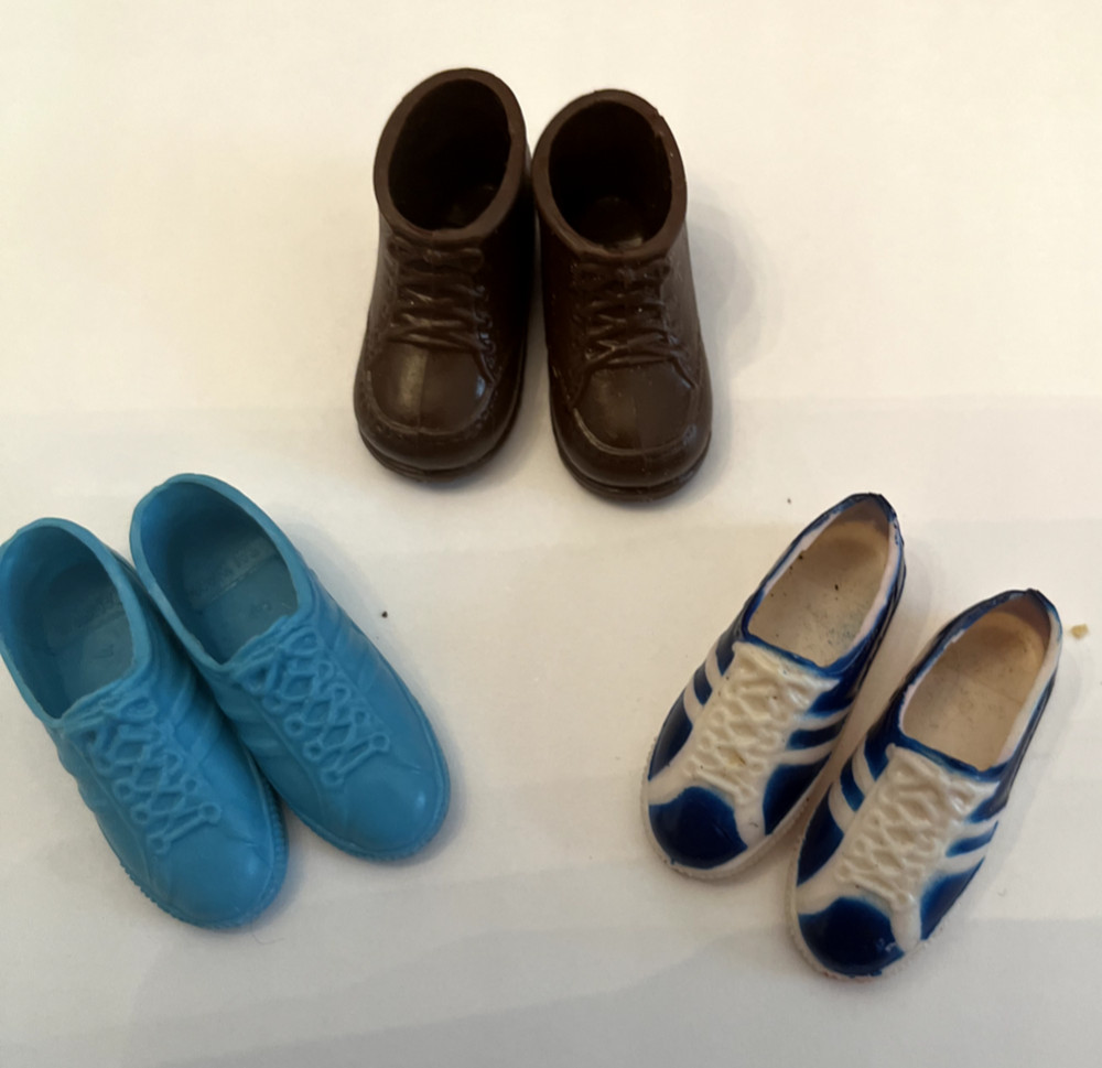 Mattel Barbie Ken Doll Shoes Lot of 3 Pairs Shoes