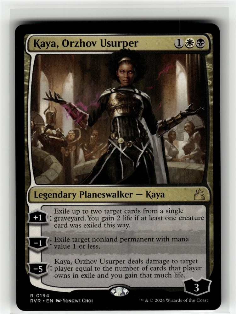 KAYA, ORZHOV USURPER Ravnica Remastered #194 RVR(NM+)(MTG)