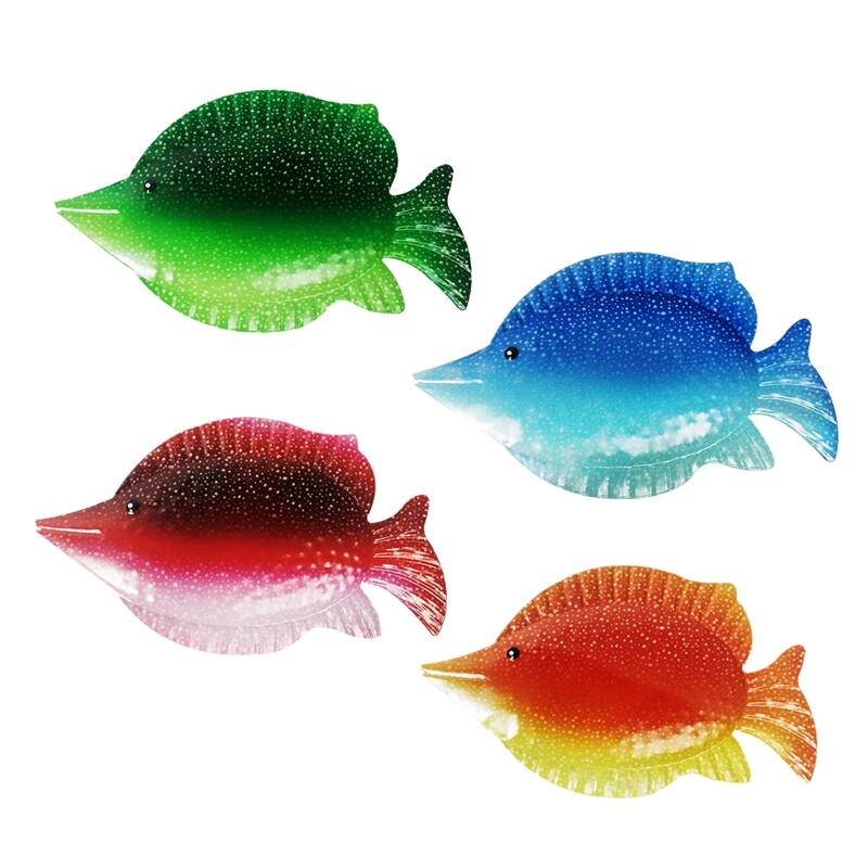 Handmade Metal Fish Wall Art - Rustic Iron Hanging Decor for Bathroom or Home