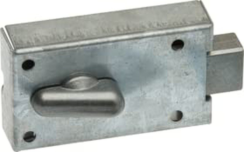 1800-28-41 Garage Door Lock Clear Aluminum