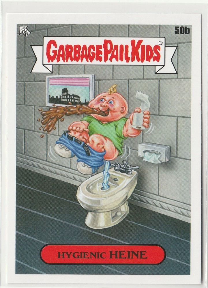 Hygienic Heine #50b Garbage Pail Kids GPK 2021 Vacation Series Card