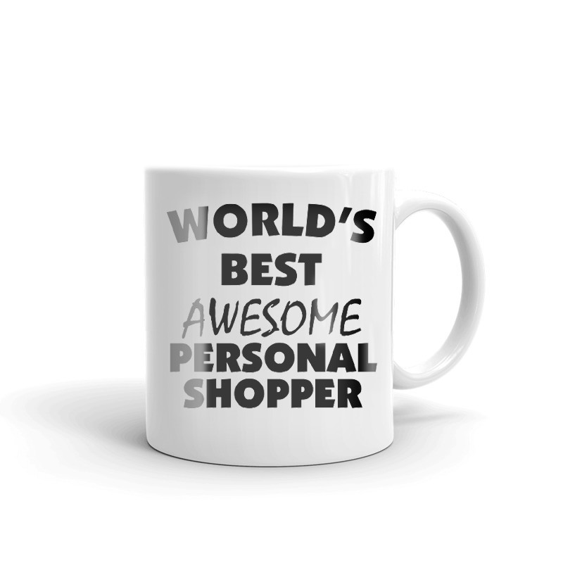 World's Best Awesome Personal Shopper Coffee Tea Ceramic Mug Office Cup Gift