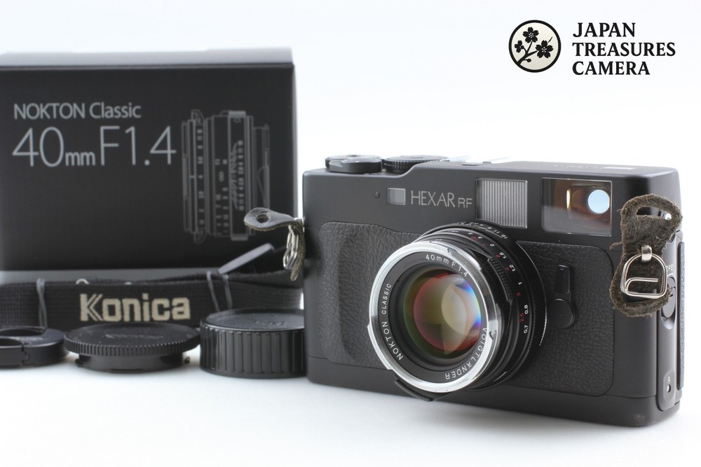 *MINT* Hexar RF Konica Rangefinder Film Camera Nokton 40mm f1.4 Lens From JAPAN