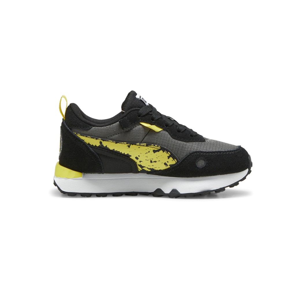 PUMA Sponge X Rider Fv Lace Up  Youth Boys Grey Sneakers Casual Shoes 39388501