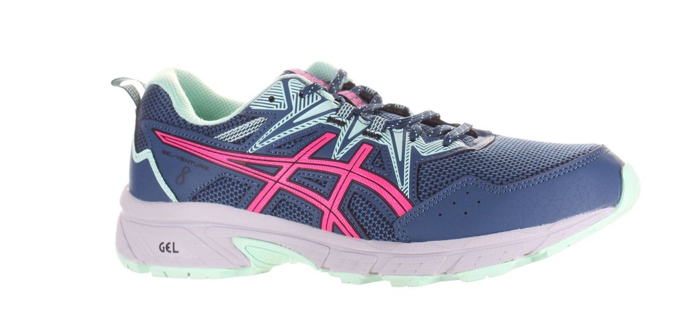 ASICS Womens Gel Venture 8 Teal Hiking Shoes Size 11 (Wide) (7782043)
