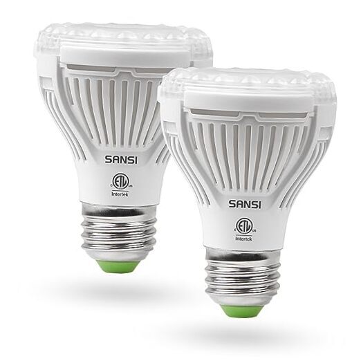 LED Grow Light Bulb for Seeds and Greens, Full Spectrum 2 Count (Pack of 1)