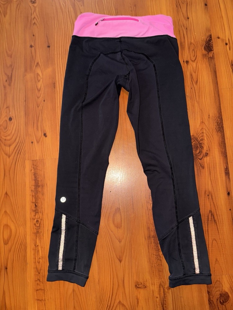 Lululemon Womens Size 4 Pink Yoga Leggings