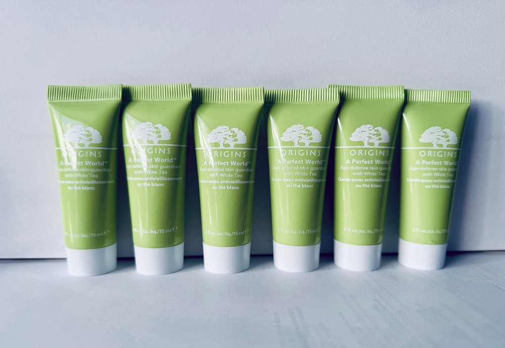 6 x Origins A Perfect World Age Defense Skin Guardian W White Tea 3oz Total