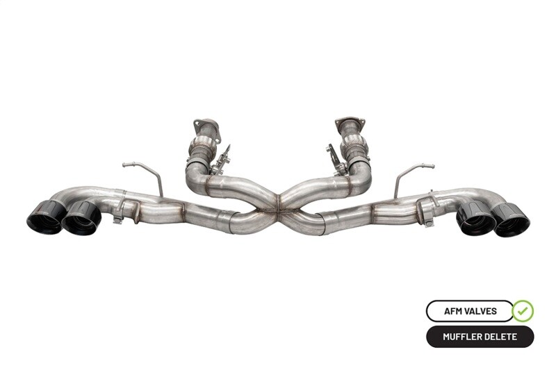 CORSA 21102BLK Fits Corsa 2020 Corvette C8 3In Xtreme Cat-Back Exhaust 4.5In Blk