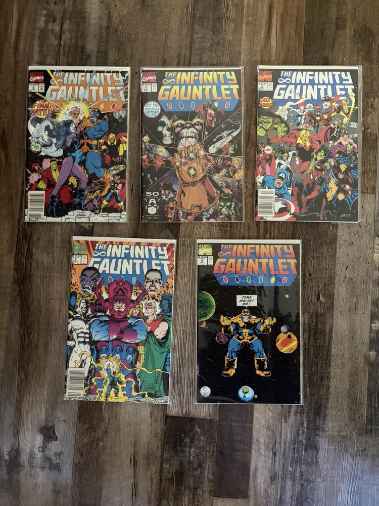 Marvel Comics the Infinity Gauntlet & the Infinity War Paperbacks Set