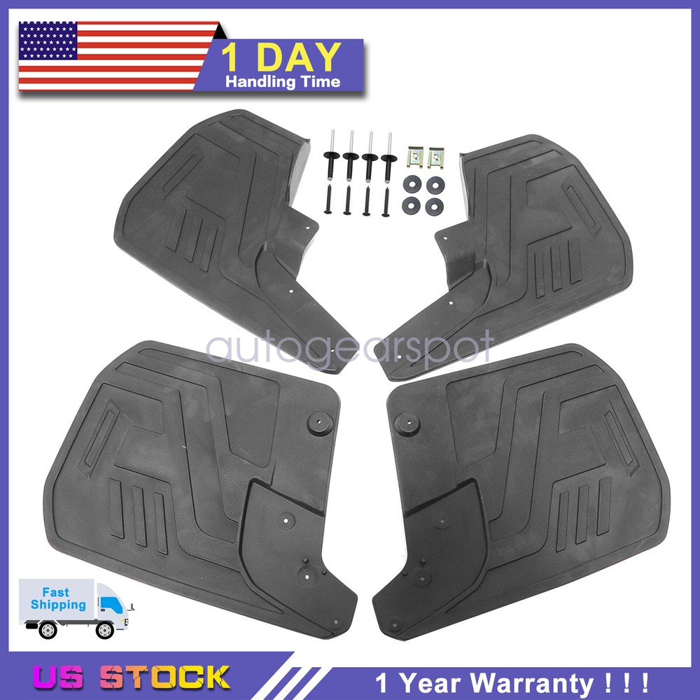 Front Rear Splash Mud Flap Guard Fits Chevy Colorado With Fender Flare 2023 2024