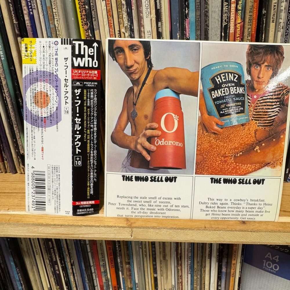 The Who ‎– The Who Sell Out +10 POCP-9195 JAPAN LTD mini LP CD w/ OBI Paper