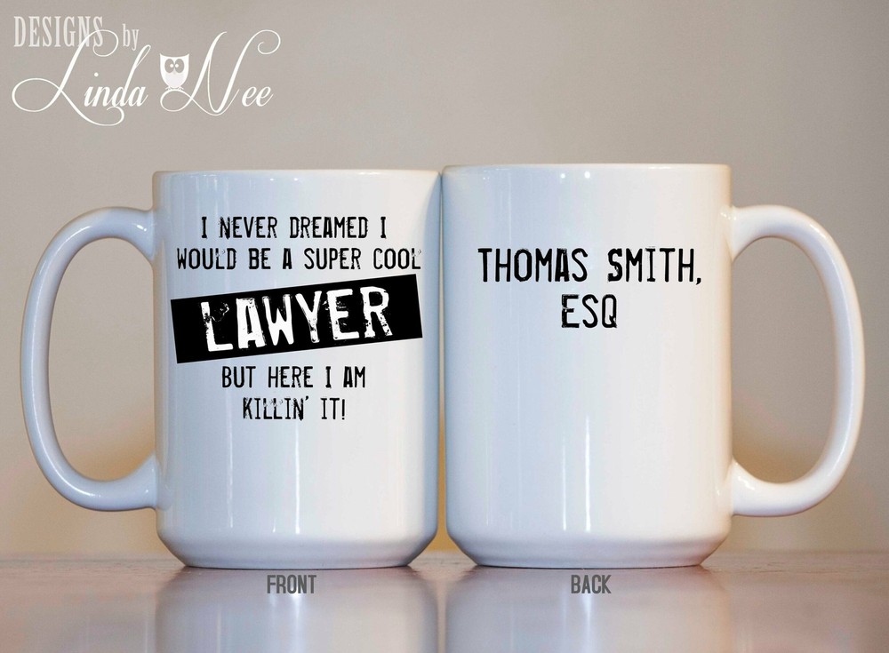 Personalized Lawyer Gift Lawyer Gift Prosecutor Mug Graduation Gift For Lawyer