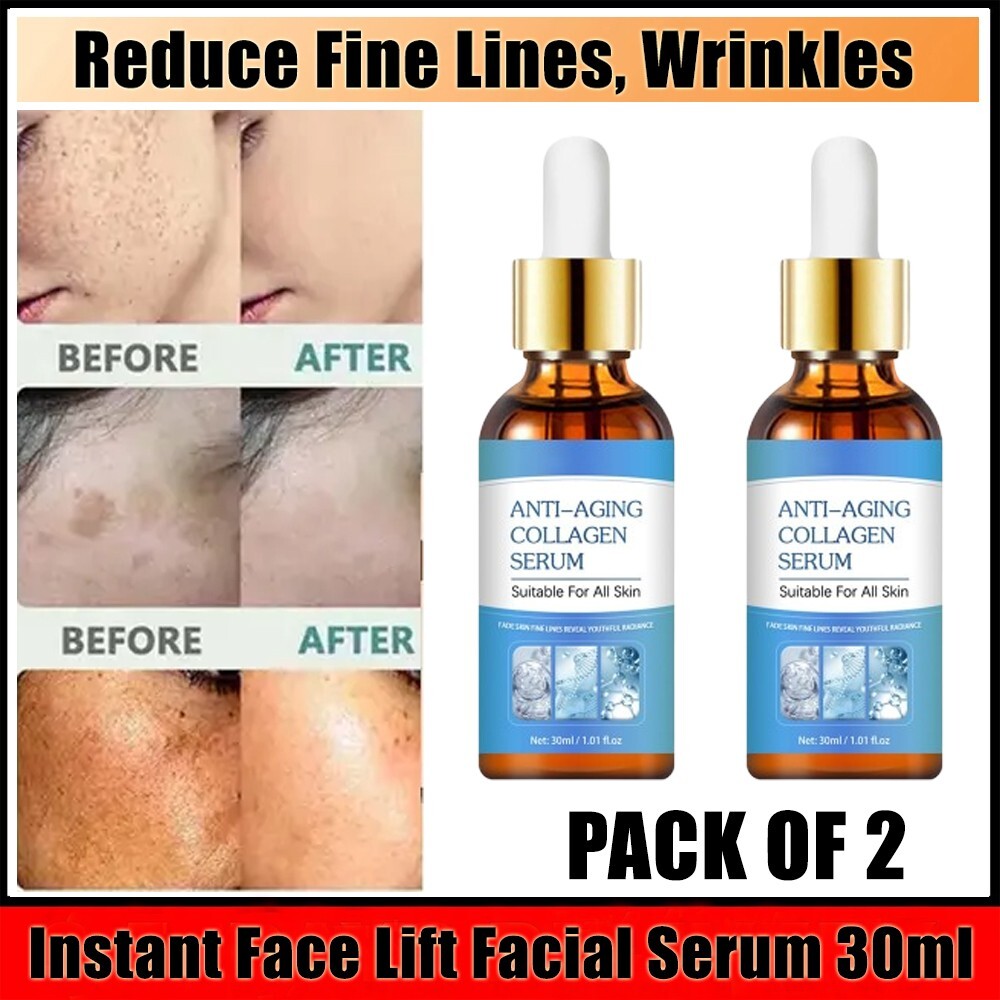 Retinol Serum for Wrinkles & Fine Lines Anti-Aging with Hyaluronic Acid - 1 fl oz