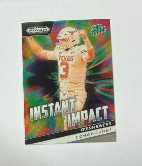 2024 Panini Prizm Draft Picks INSTANT IMPACT QUINN EWERS RC