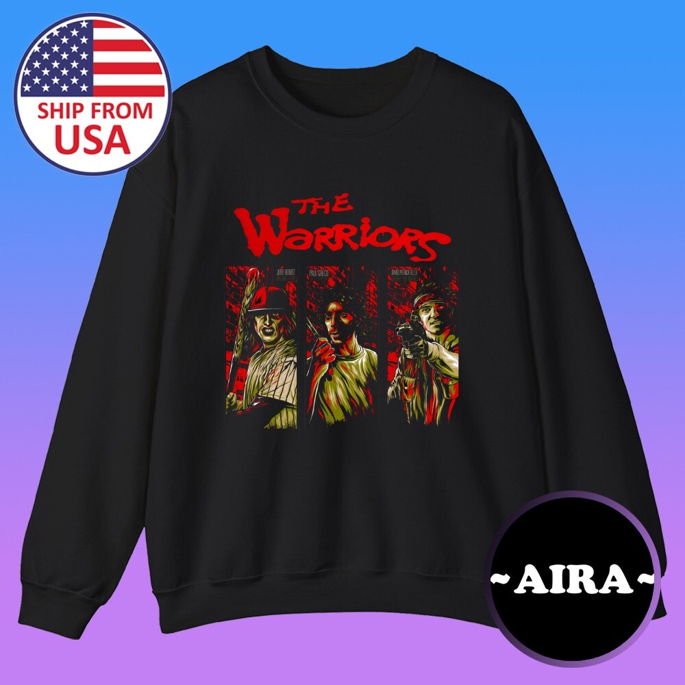 The Warriors Retro Movie Men's Black Size S to 3XL