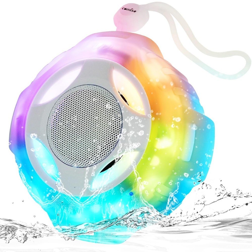 Waterproof Floating Bluetooth Shower Speaker IPX7 Portable Wireless Speaker