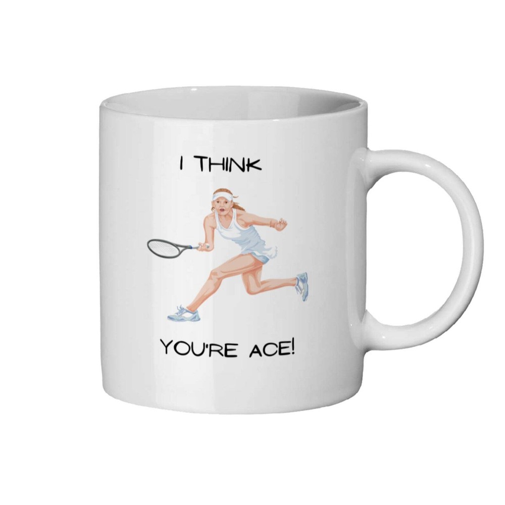 Ace Tennis Lover Mug – Fun Punny Gift for Tennis Fans  