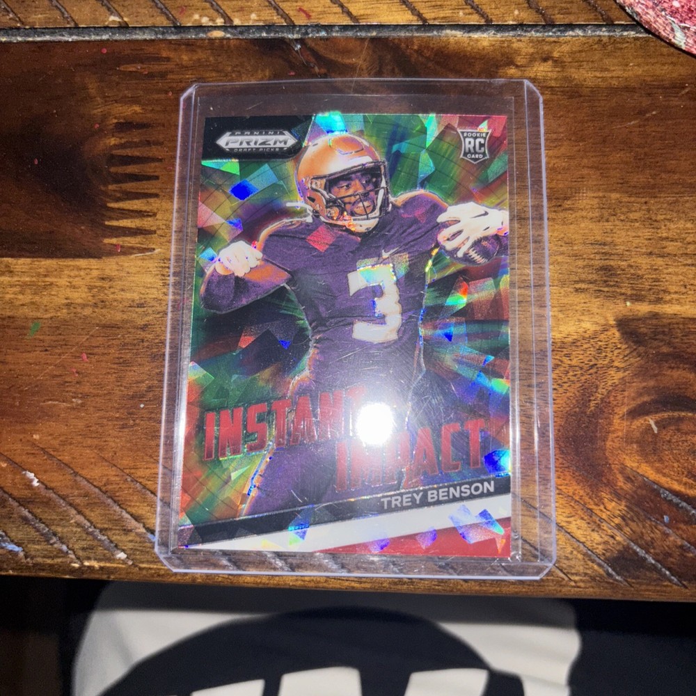 2024 Panini Prizm Draft Picks Instant Impact RC Trey Benson II-21
