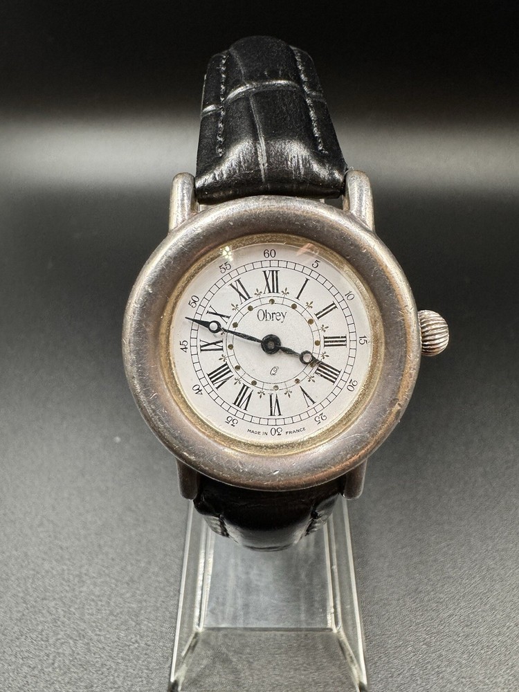 OBREY Silver 925 Round Wrist Watch