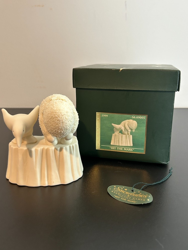Dept 56 Snowbabies Hit The Mark Figurine