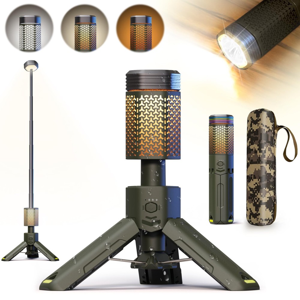 Camping Lantern Rechargeable, Telescoping-Camping-Lights, 10500mAh Capacity B...