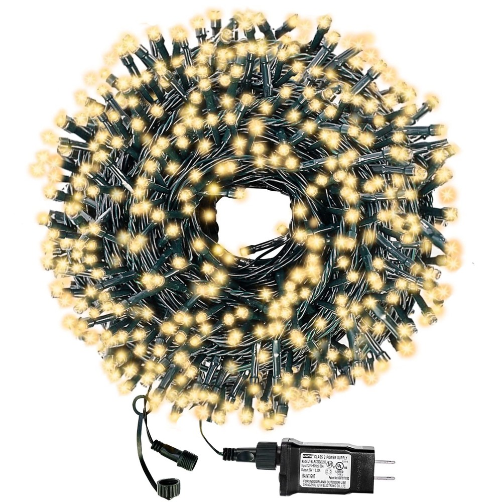 300LED 105FT Outdoor Waterproof Christmas String Lights UL Certified with End Connector  