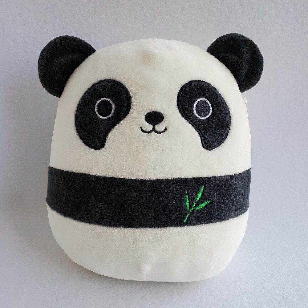 Squishmallow STANLEY the PANDA Bamboo embroidery 8