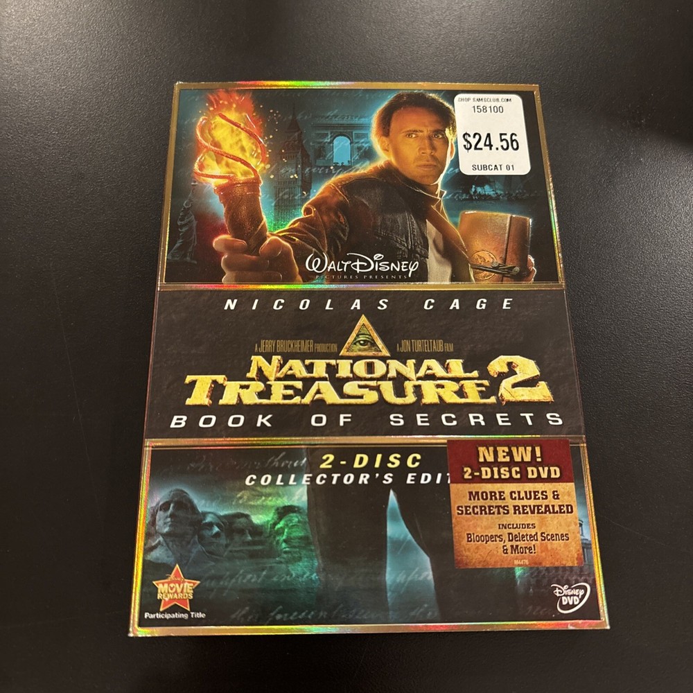 National Treasure 2 : Book of Secrets (DVD, 2008, 2-Disc Set)