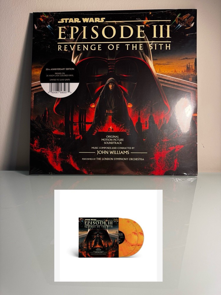 Star Wars Episode III Revenge of the Sith OST John Williams Vinyl LP Lava /3000