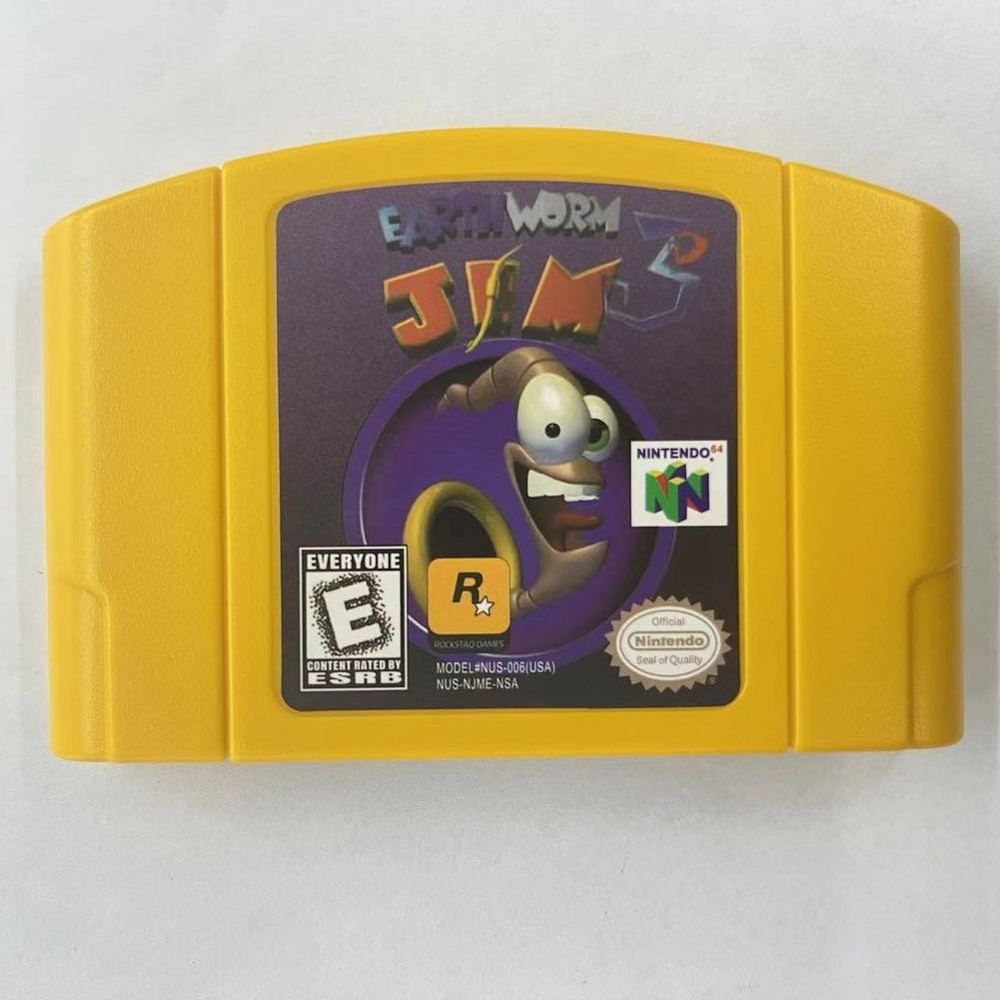 Earthworm Jim 3D - Nintendo 64 (N64) Exclusive release Perfect addition