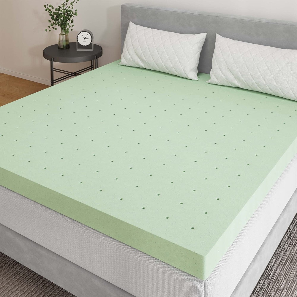 Novilla Mattress Topper King, High Density 4 Inch Memory Foam Mattress Topper...