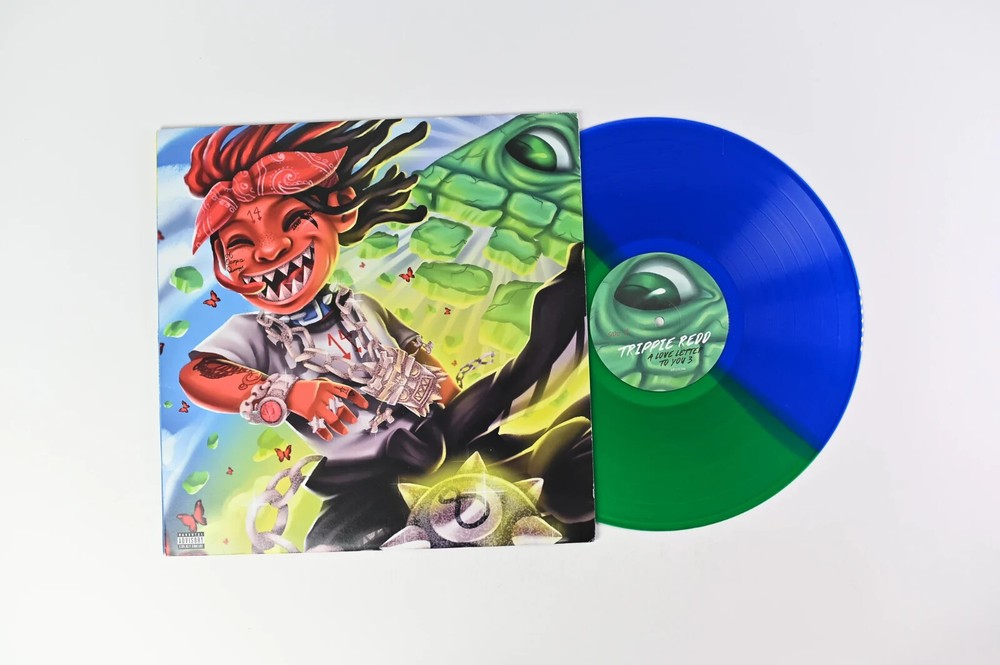 A Love Letter To You 3 - Trippie Redd [UO 1st Press BLUE GREEN SPLIT VINYL LP]