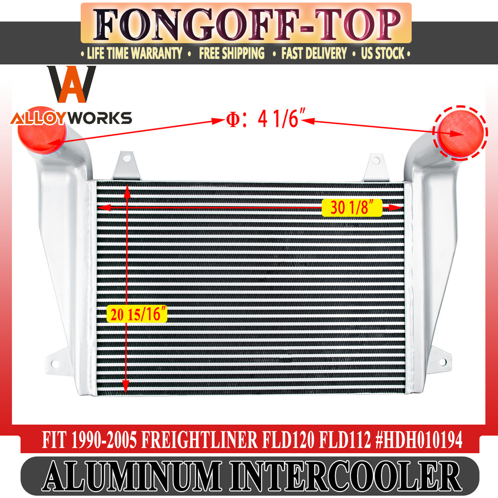 INTERCOOLER FOR 1990-05 FREIGHTLINER FLD120 FLD112 FLD132 10.0 12.8L #HDH010194