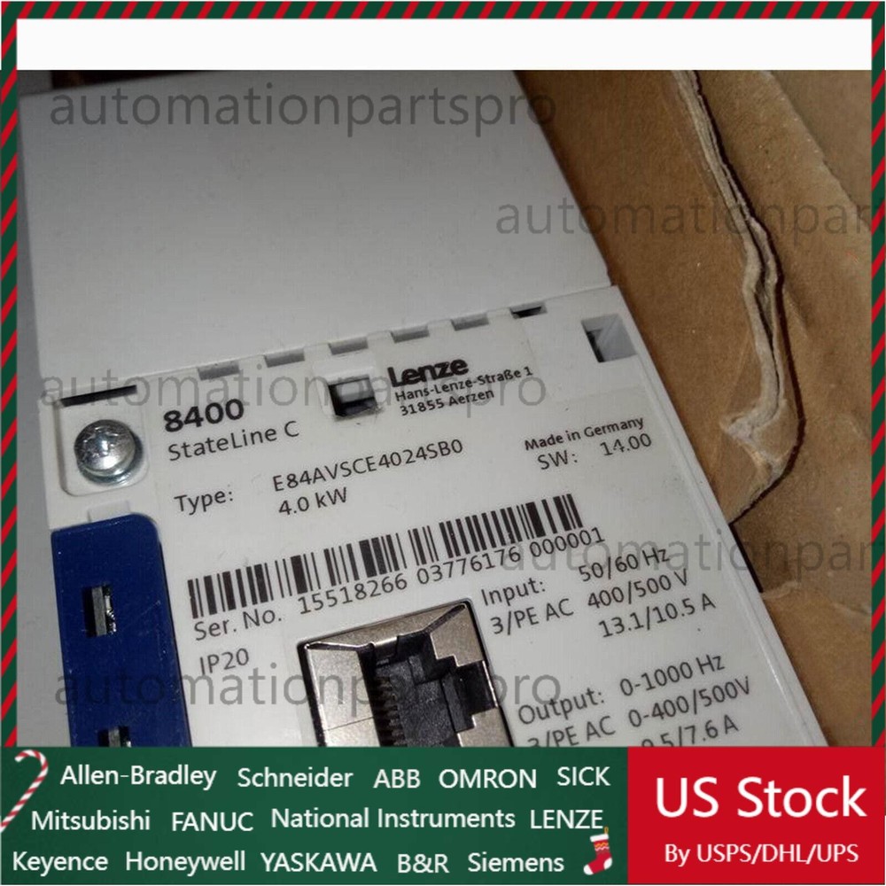 Lenze E84AVSCE4024SB0 Inverter New One Expedited Shipping