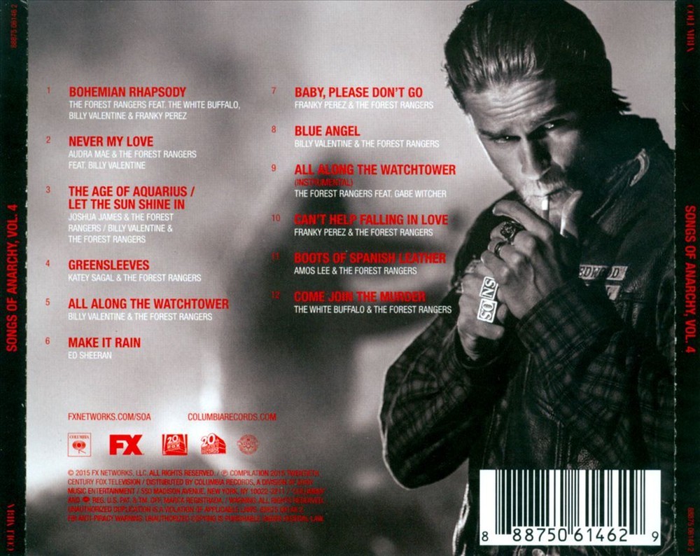ORIGINAL SOUNDTRACK SONS OF ANARCHY: SONGS OF ANARCHY, VOL. 4 [ORIGINAL TV SOUND