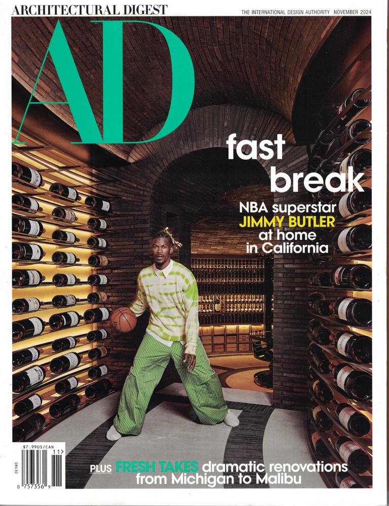 Architectural Digest November 2024 Jimmy Butler in California NBA
