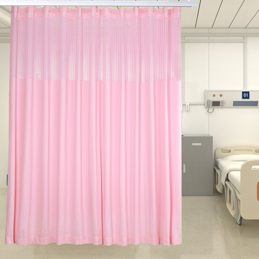 Contemporary Style 12 Feet Wide X 8 Feet High Pink Room Divider Curtains