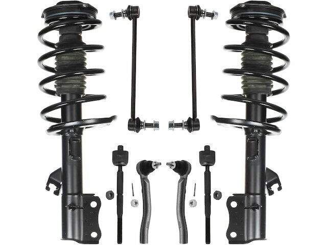 Sentra Strut Coil Spring Sway Bar Link Tie Rod End Kit 94732HCKS  