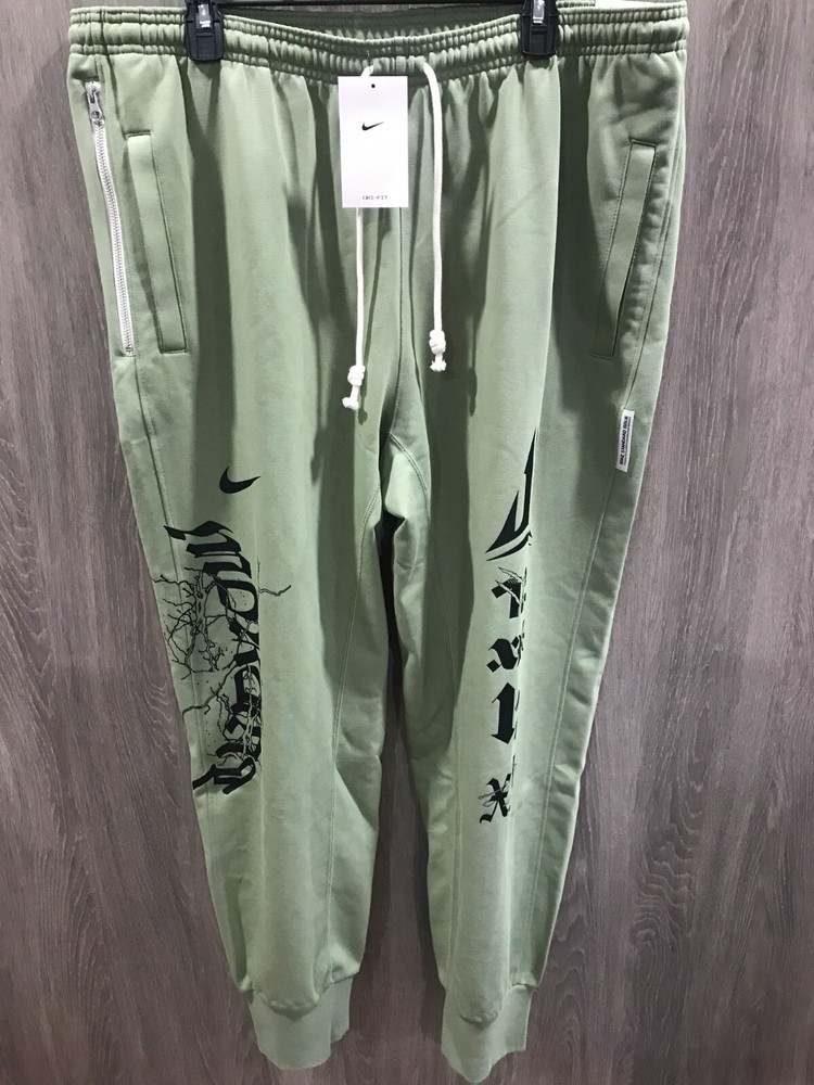 Nike Dri-Fit Men's Size XXL Oil Green Ja Standard Issue Jogger Basketball Pants