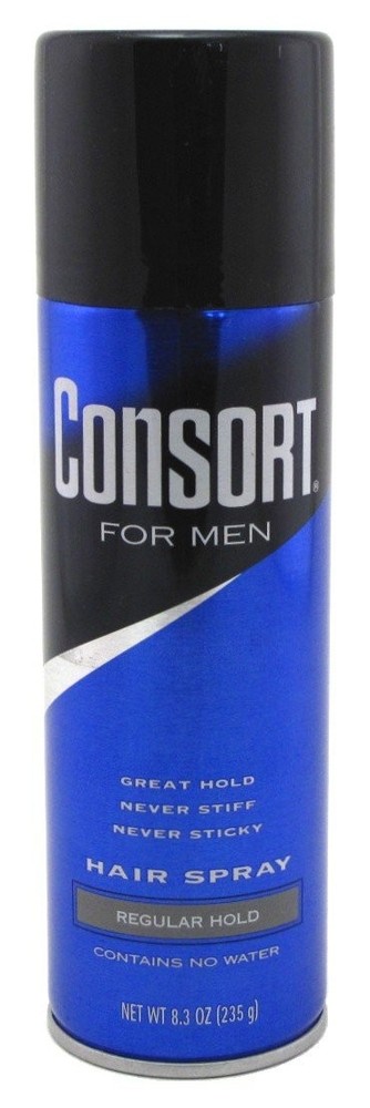 Consort Hair Spray 8.3 oz Regular Hold Aerosol 6-Pack 235ml