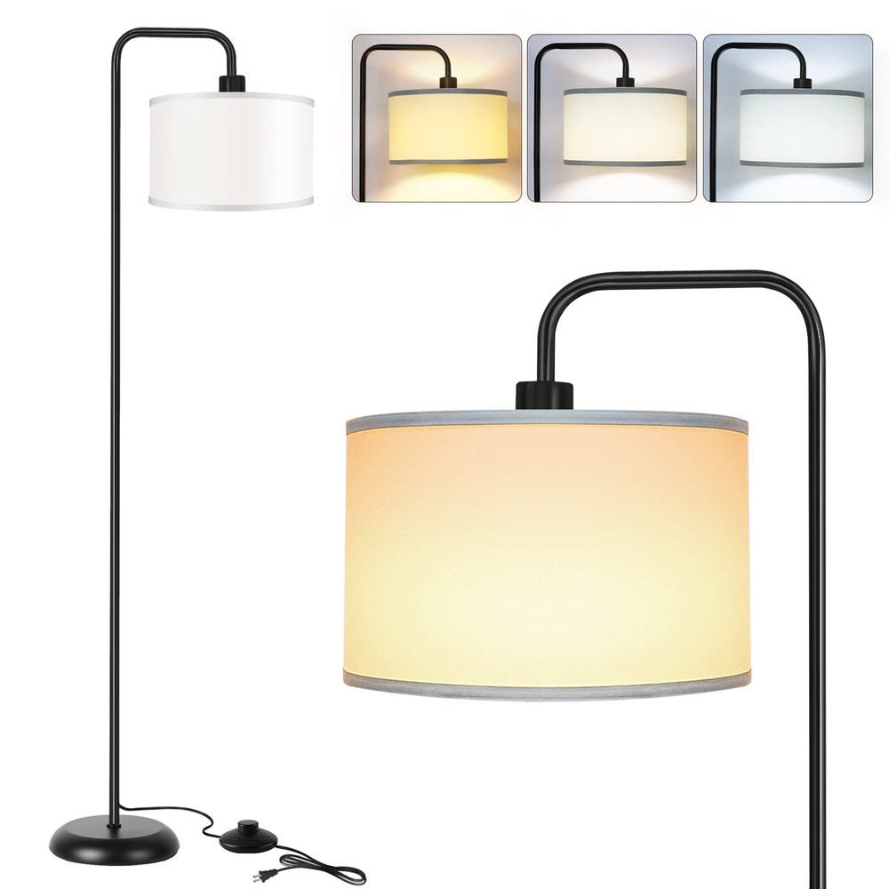Upgraded LED Floor Lamp for Living Room with 3 Color Temperatures