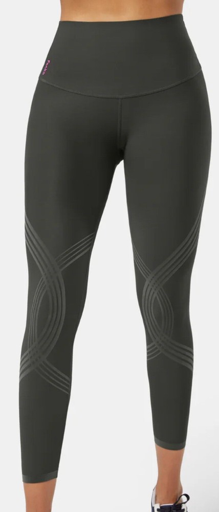 Fanka Lift N Curve 7/8 leggings. Reversible Wear. Medium. Dark Gray. NWT.
